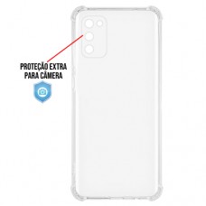 Capa Silicone TPU Antishock Premium para Samsung Galaxy A03s - Transparente
